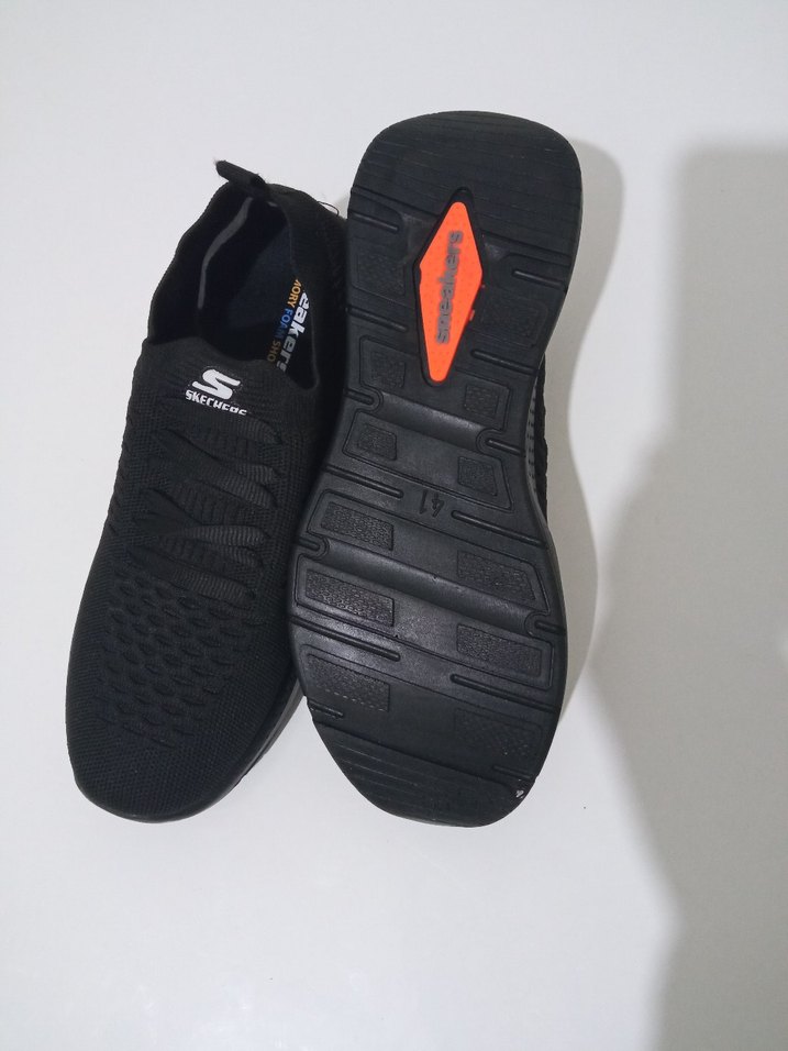 Skechers Siyah Elastik Spor Ayakkabı - Görsel 3