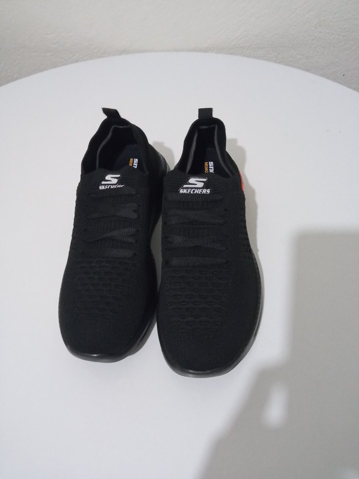 Skechers Siyah Elastik Spor Ayakkabı - Görsel 4