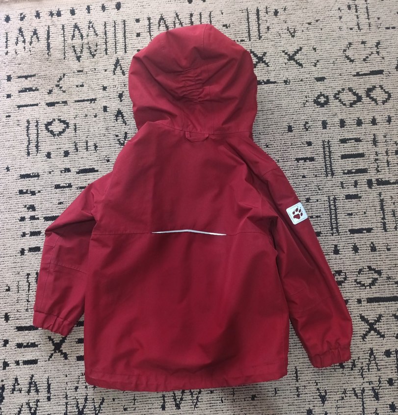 Erkek Çocuk Bordo Kapüşonlu Fermuarlı Ceket - Görsel 4