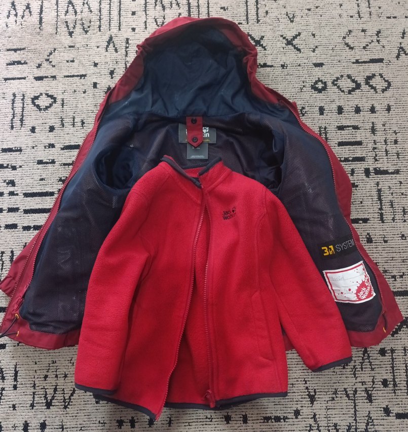 Erkek Çocuk Bordo Kapüşonlu Fermuarlı Ceket - Görsel 3