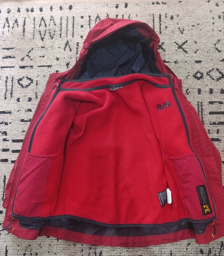 Erkek Çocuk Bordo Kapüşonlu Fermuarlı Ceket - Görsel 2