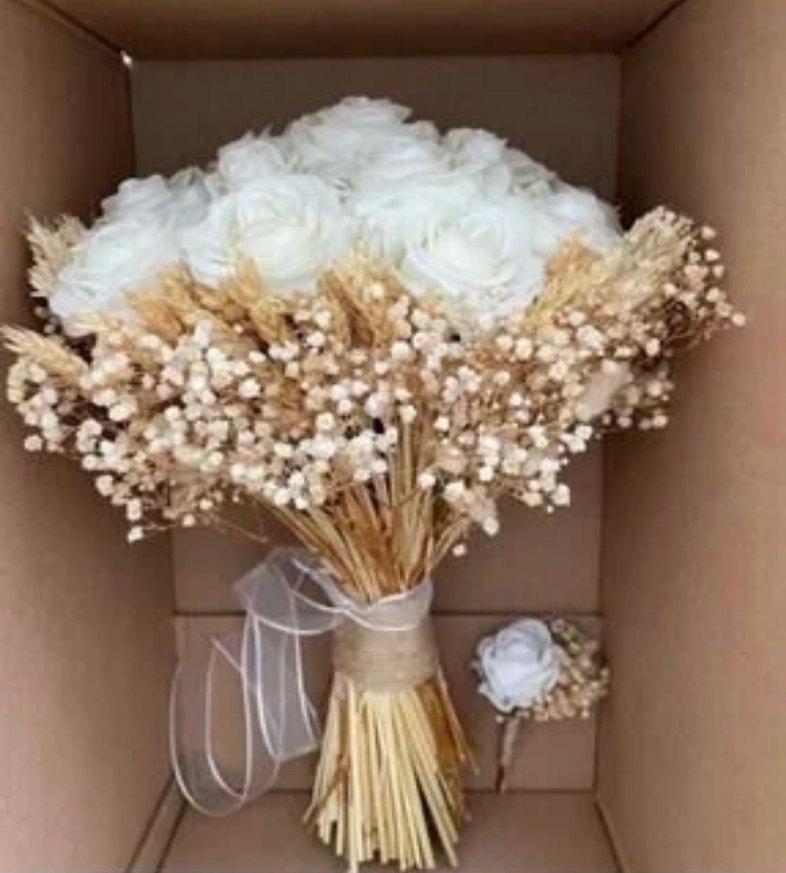 Sıfır hiç giyilmedi Straplez A Kesim Beyaz Dantel Gelinlik - Görsel 3