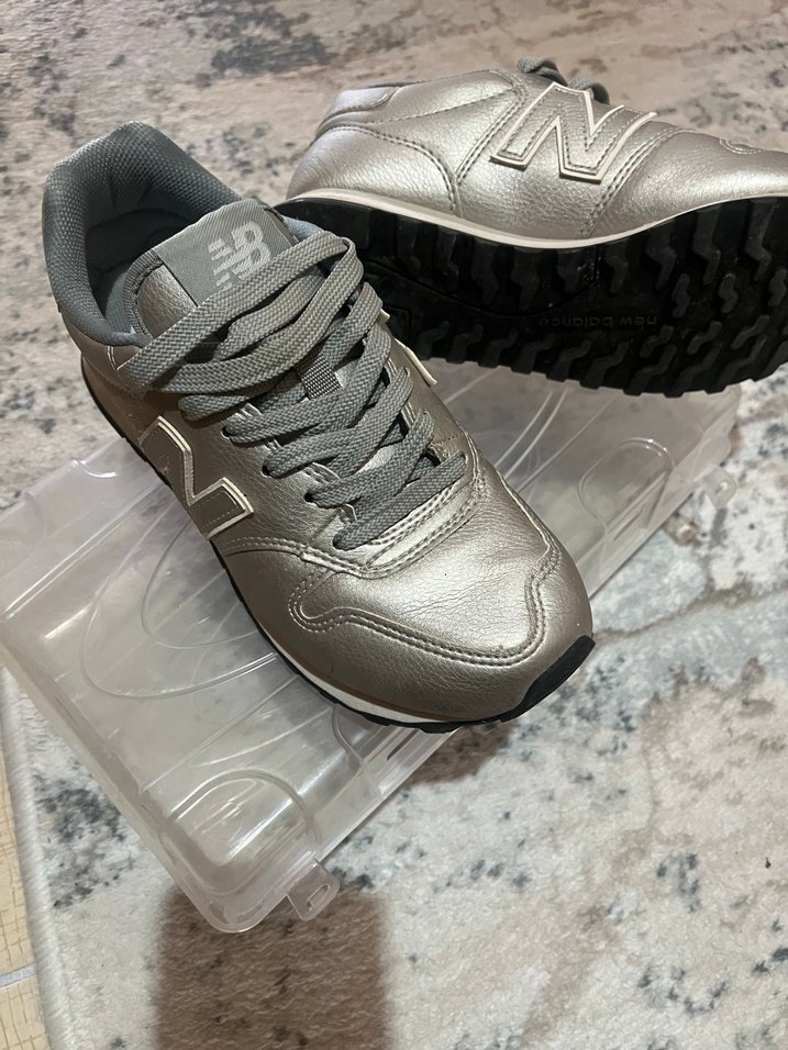 Gri New Balance Platform Spor Ayakkabı - Görsel 2