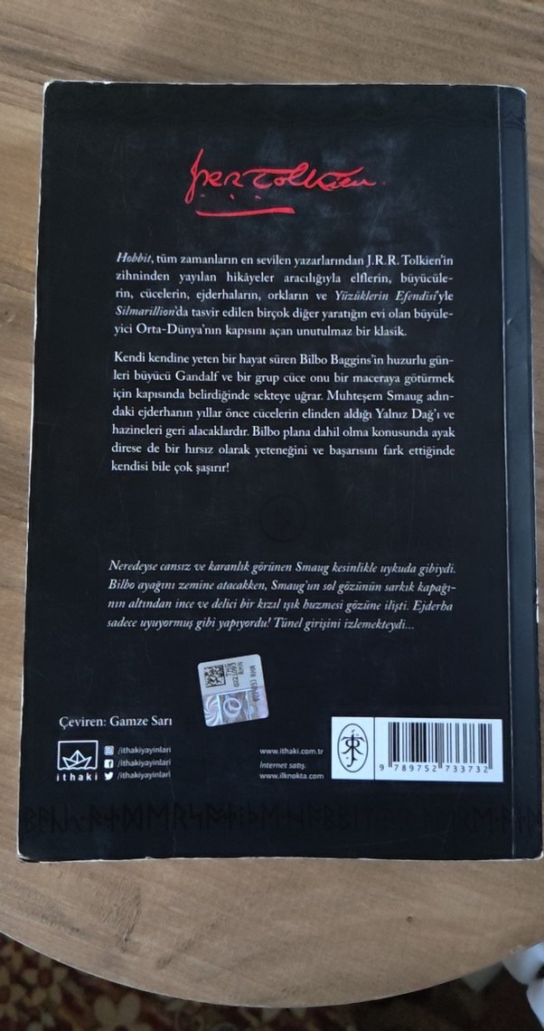 J.R.R. Tolkien - Hobbit Kitabı - Görsel 2