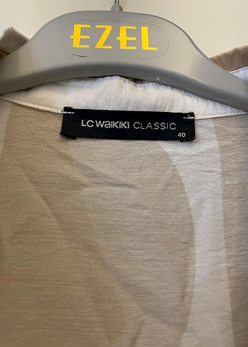 Bej Desenli Uzun tunik gömlek - Görsel 2