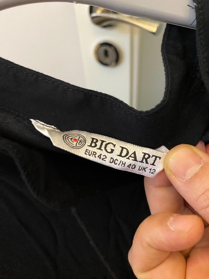 Siyah Uzun tesettur elbise - Görsel 2