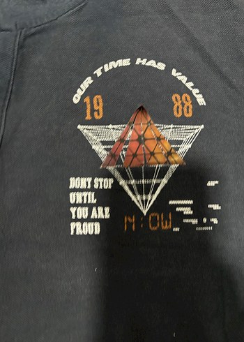 Üç adet erkek kısa kollu tişörtler(koton,mavi,mavi) - Görsel 4