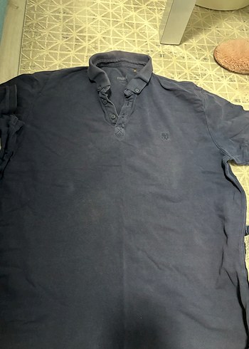 Üç adet erkek kısa kollu tişörtler(koton,mavi,mavi) - Görsel 8