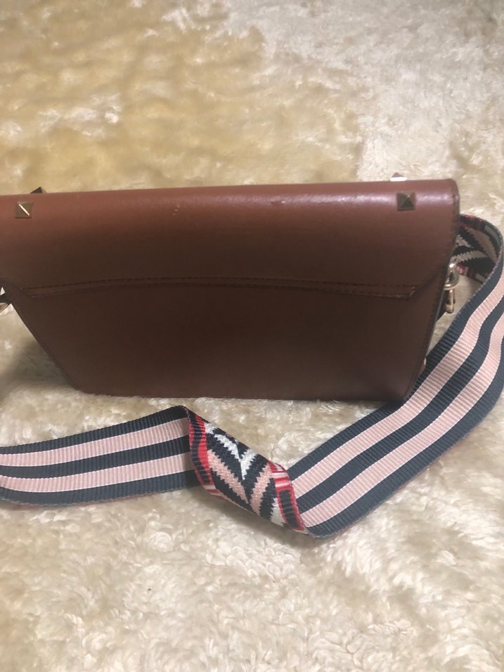 Beymen Kahverengi Deri Perçinli Kadın Çanta - Görsel 2