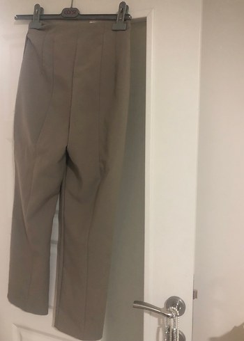 Bej Kadın Kumaş Pantolon - Görsel 2