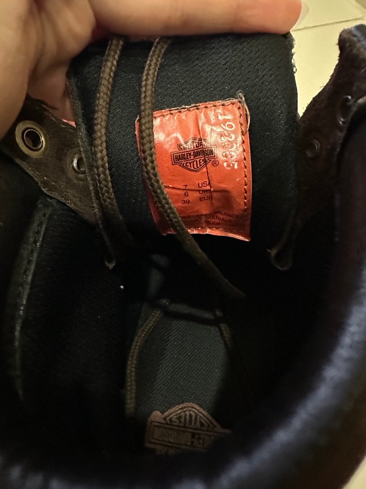 Orjinal Harley Davidson Kahverengi Süet Kar Botu - Görsel 5