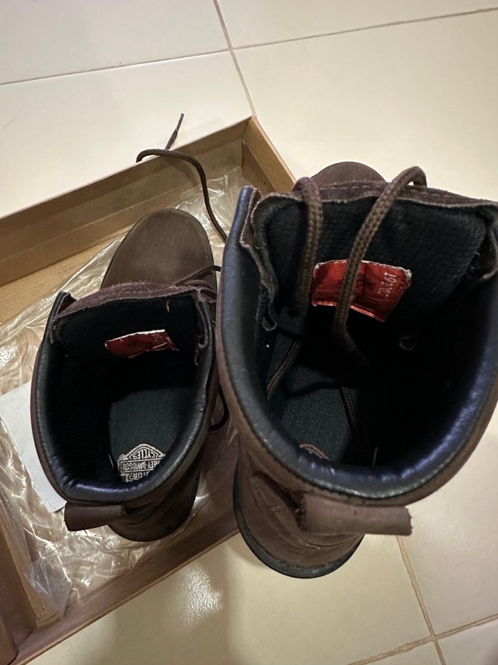 Orjinal Harley Davidson Kahverengi Süet Kar Botu - Görsel 4