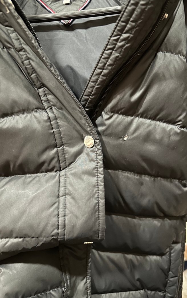 Tommy Hilfiger Lacivert Kuş Tüyü Kadın Şişme Mont - Görsel 4