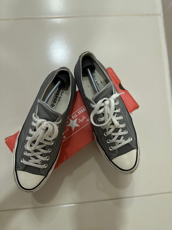 Orijinal Converse All Star Chuck Taylor Gri Erkek Spor Ayakkabı - Görsel 3