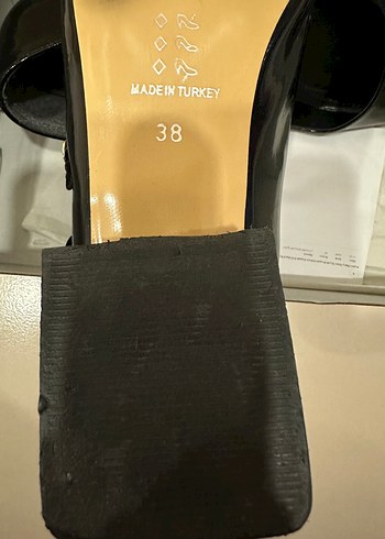 Siyah Rugan Mary Jane Balerin model Kadın Topuklu Ayakkabı - Görsel 5