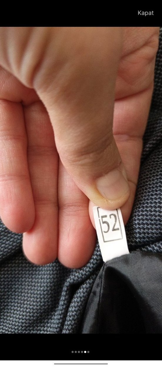 Gri Erkek Fitted Takım Elbise Notch Yaka - Görsel 3