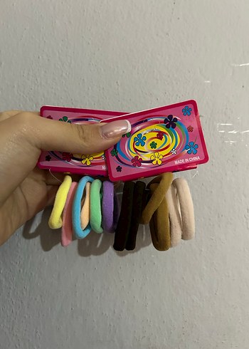 Çok Renkli Elastik Çocuk Saç Bantları - Görsel 3