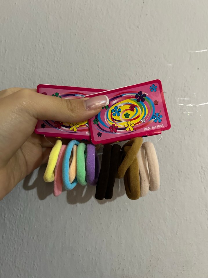 Çok Renkli Elastik Çocuk Saç Bantları - Görsel 3