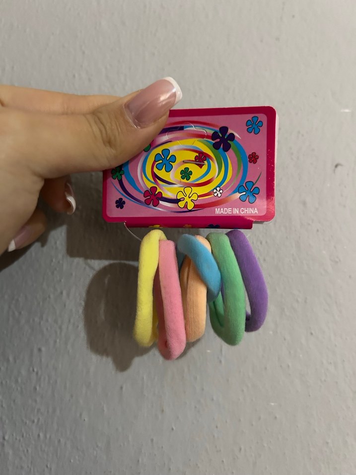 Çok Renkli Elastik Çocuk Saç Bantları - Görsel 2