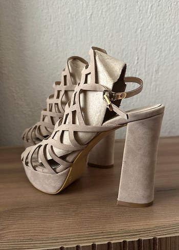 Kadın şık ve rahat platform topuklu ayakkabı - Görsel 2