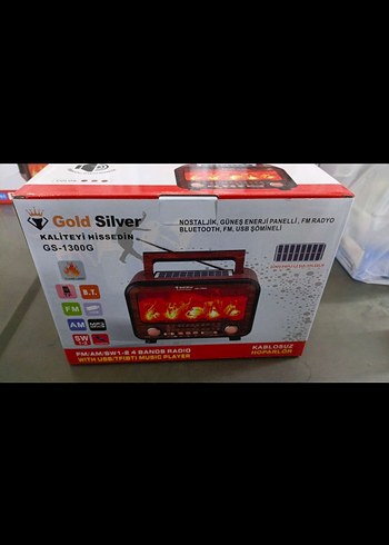 Gold Silver GS-1300G Nostalgik Radyo sıfır adet fiyatı - Görsel 2