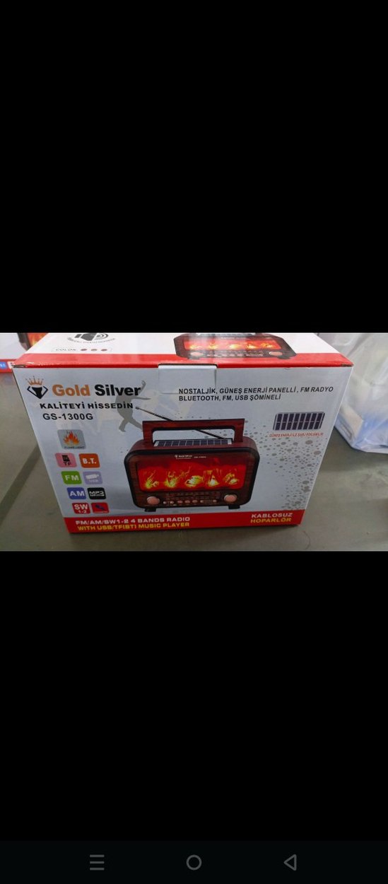 Gold Silver GS-1300G Nostalgik Radyo sıfır adet fiyatı - Görsel 2