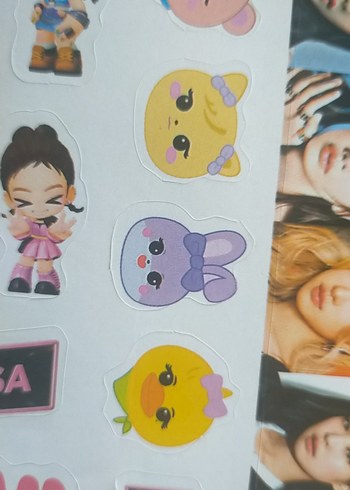 BLACKPİNK,BABYMONSTER STİCKER SETLERİ POSTERLERİ - Görsel 6