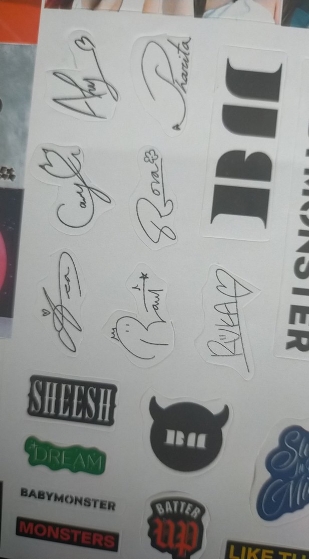 BLACKPİNK,BABYMONSTER STİCKER SETLERİ POSTERLERİ - Görsel 5