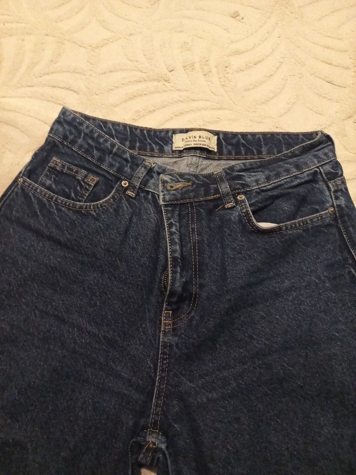 Kadın Normal Boy mom Kot Pantolon - Görsel 5