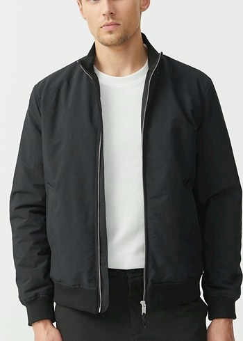 Siyah Denim Erkek Ceket - Görsel 3