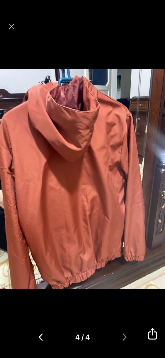 Valentino turuncu yapmurluk ceket - Görsel 3