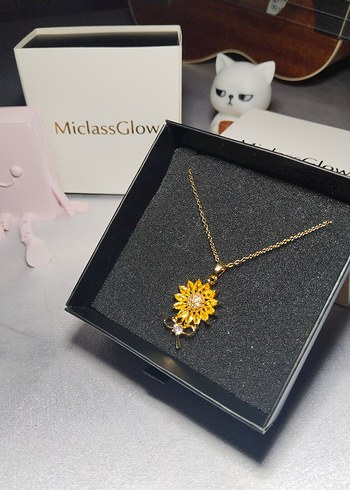 Çelik Kolye GOLD 45cm - Görsel 3