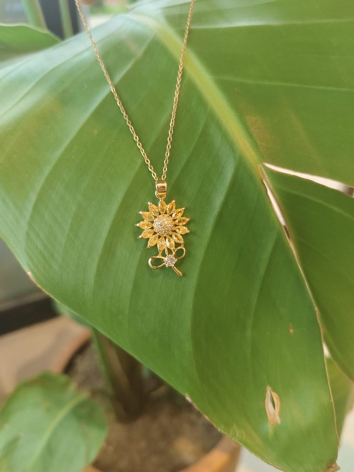 Çelik Kolye GOLD 45cm - Görsel 2