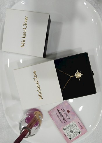 Güneş Çelik Kolye GOLD 45 cm - Görsel 3