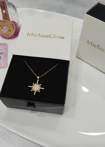 Güneş Çelik Kolye GOLD 45 cm - Görsel 2