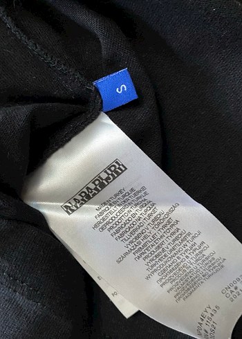 Napapijri Siyah Kısa Kollu uzun günlük spor elbise - Görsel 3