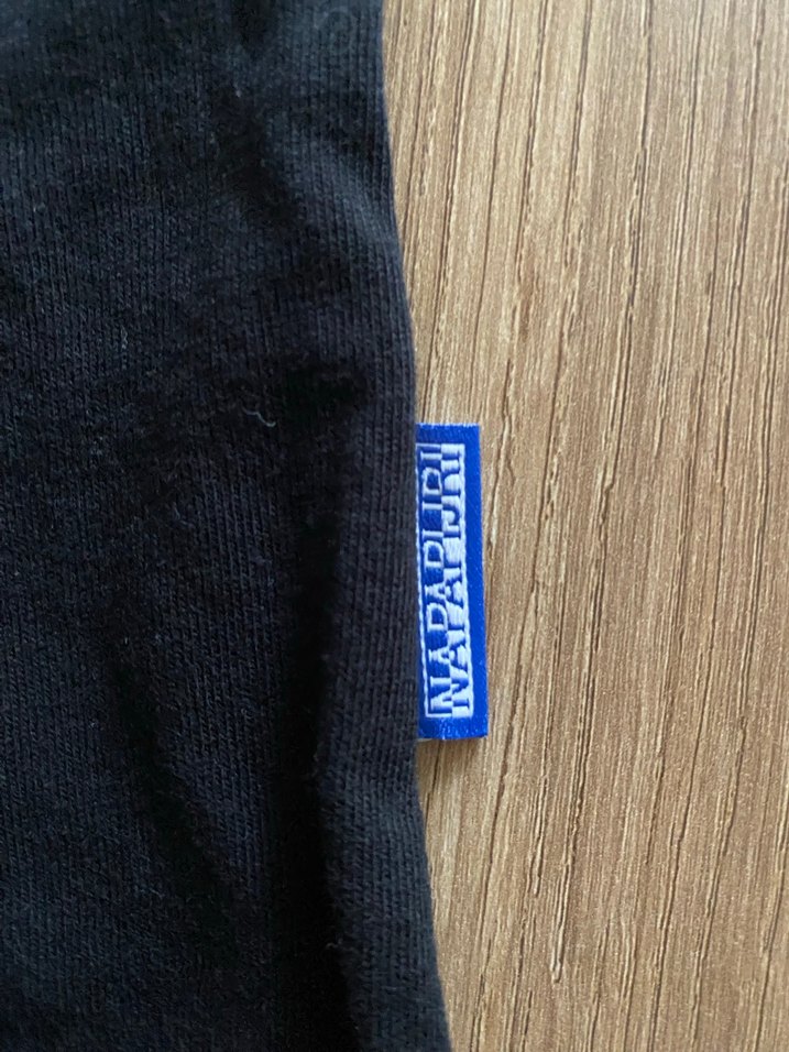 Napapijri Siyah Kısa Kollu uzun günlük spor elbise - Görsel 2