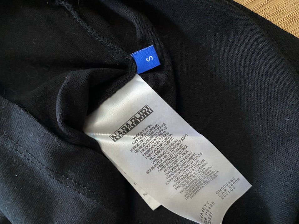 Napapijri Siyah Kısa Kollu uzun günlük spor elbise - Görsel 3