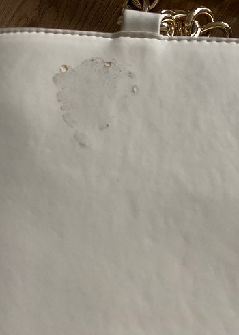 Bej Zincir Detaylı Kadın Deri Çanta - Görsel 3