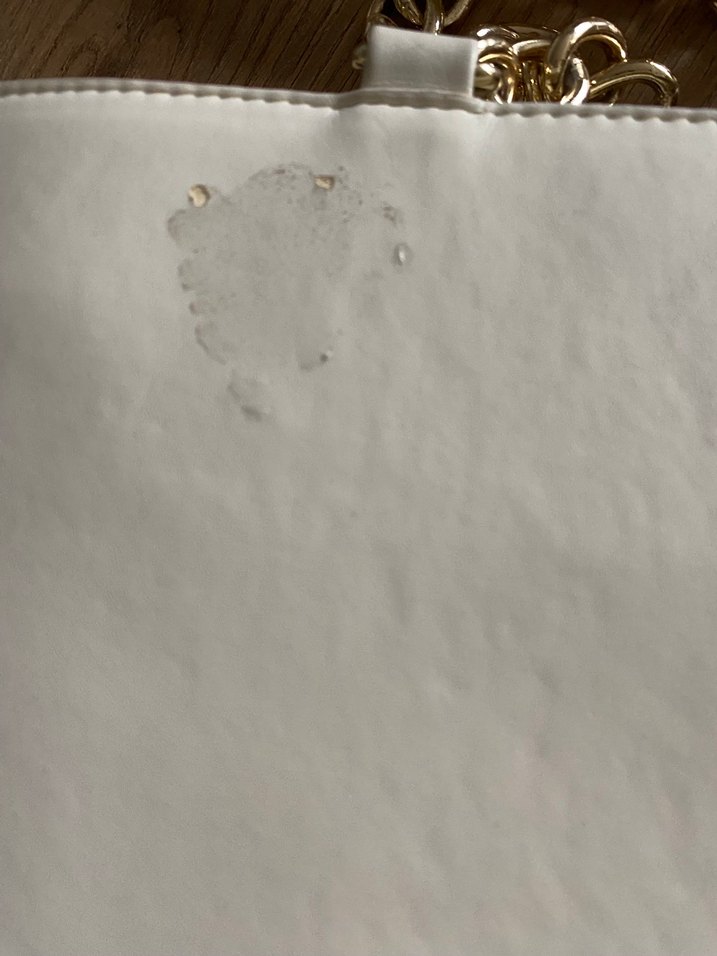 Bej Zincir Detaylı Kadın Deri Çanta - Görsel 3