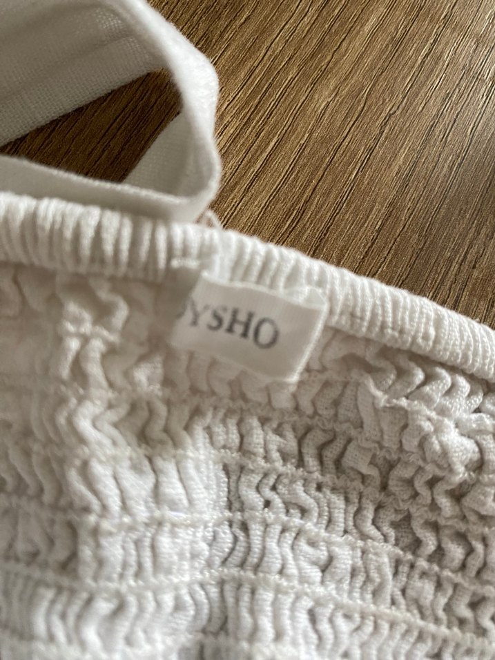 Beyaz Düğmeli Fitted Midi Korsaj - Görsel 2