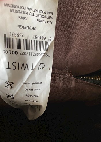 Twist kadın hasır çanta - Görsel 2