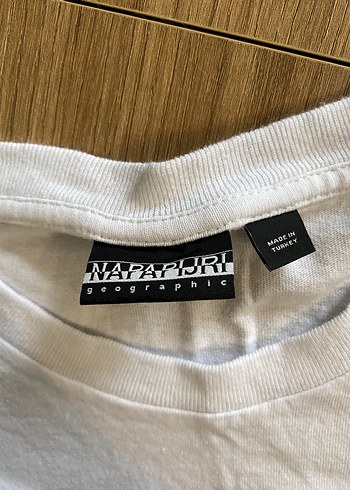 Napapijri Baskılı Beyaz Erkek Tişört - Görsel 2