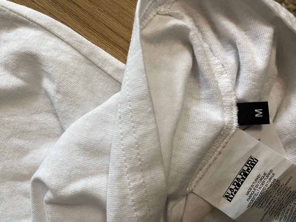 Napapijri Baskılı Beyaz Erkek Tişört - Görsel 3