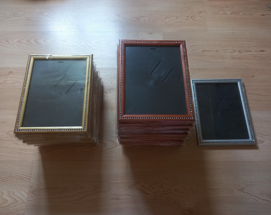 90 PARÇA KALİTELİ ŞIK ÇERÇEVE SETİ (GERÇEK CAM VE AHŞAP) - Görsel 2