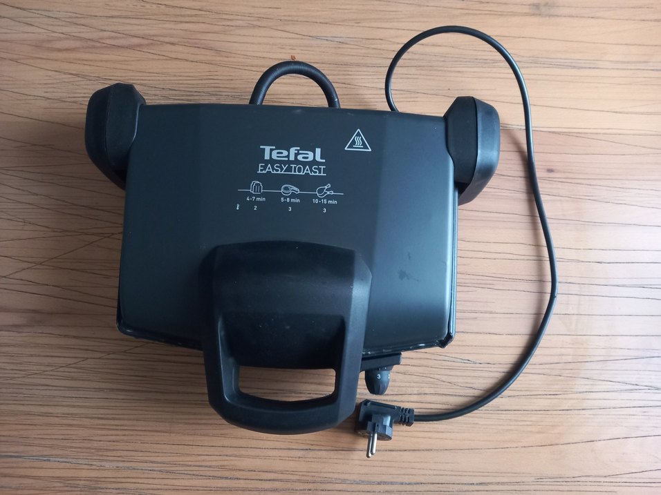 Tefal Easy Toast Siyah Tost Makinesi 1800 W - Görsel 2