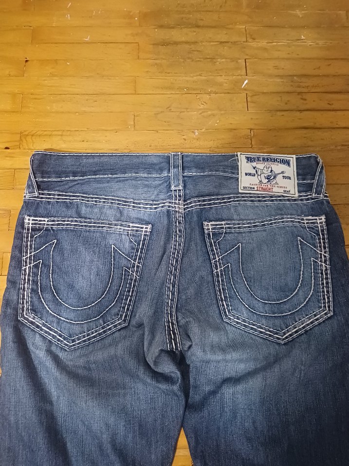 TRUE RELIGIONS LACIVERT ORJINAL JEANS - Görsel 2