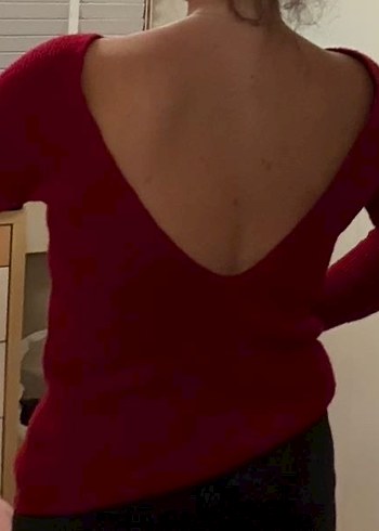 Beyyoglu Butik Kırmızı Kadın Triko - Görsel 2