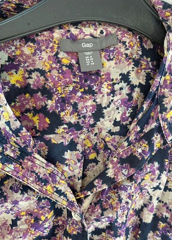 GAP Mor Desenli Kadın Gömlek - Görsel 4