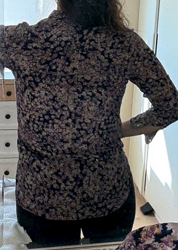 GAP Mor Desenli Kadın Gömlek - Görsel 3